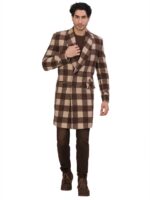 Luxury Checkered Over Coat