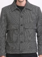 Black & White Bird Eye Fancy Jacket - Image 2